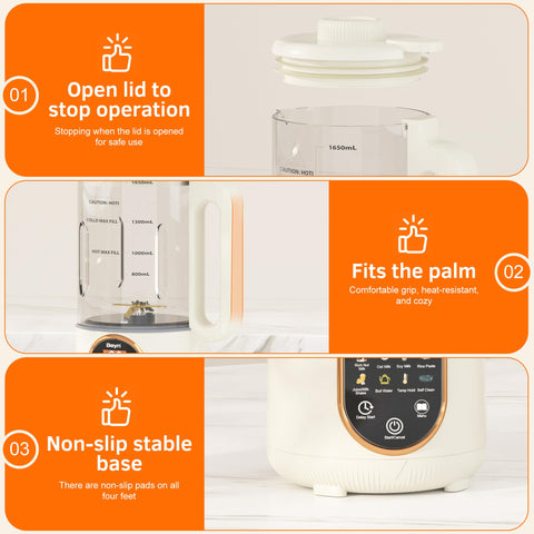 Beyn versatile machine makes oat milk, soy milk, and more