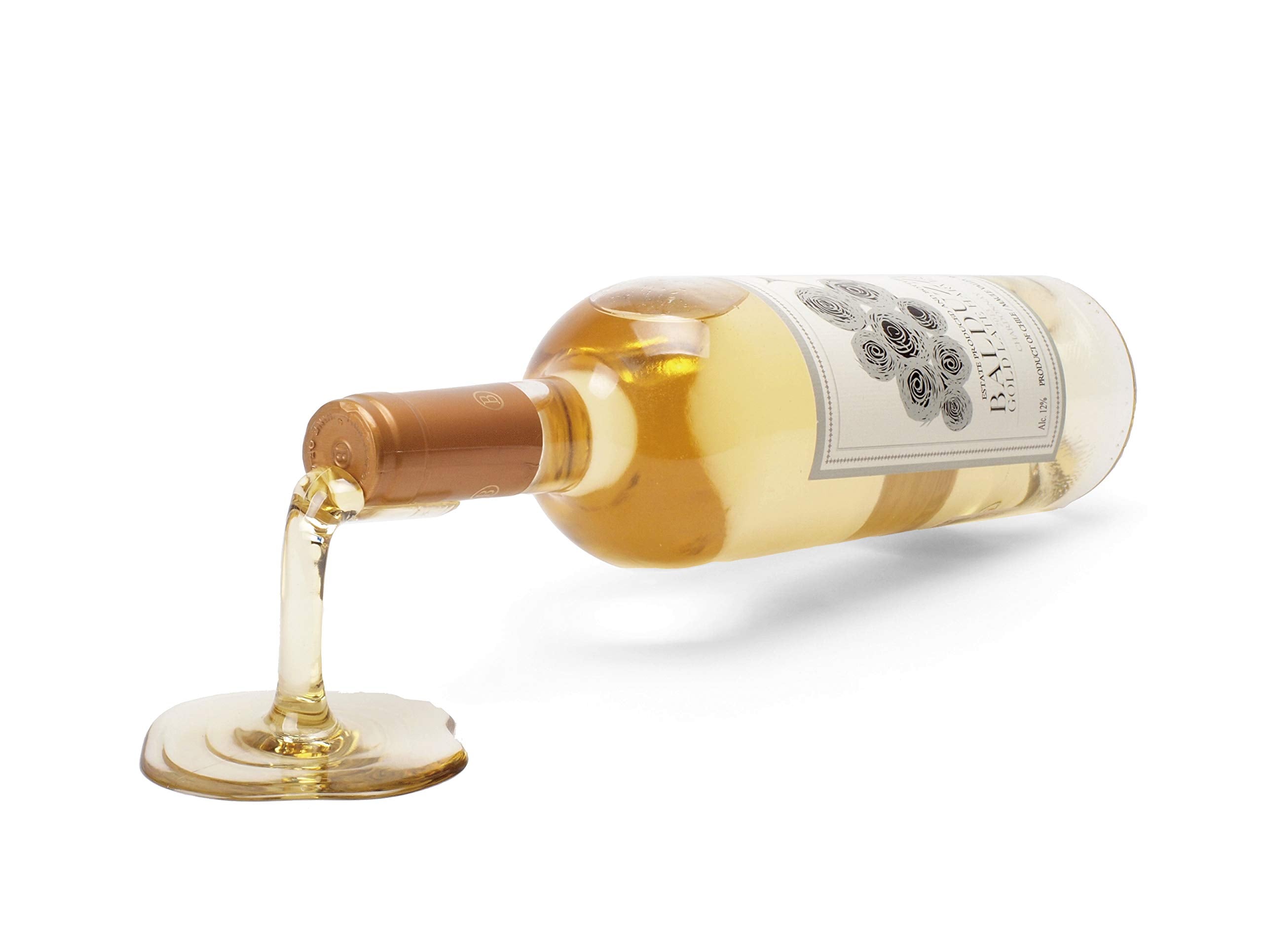 Beyond123 Spilled Wine Bottle Holder dining room display for entertaining.
