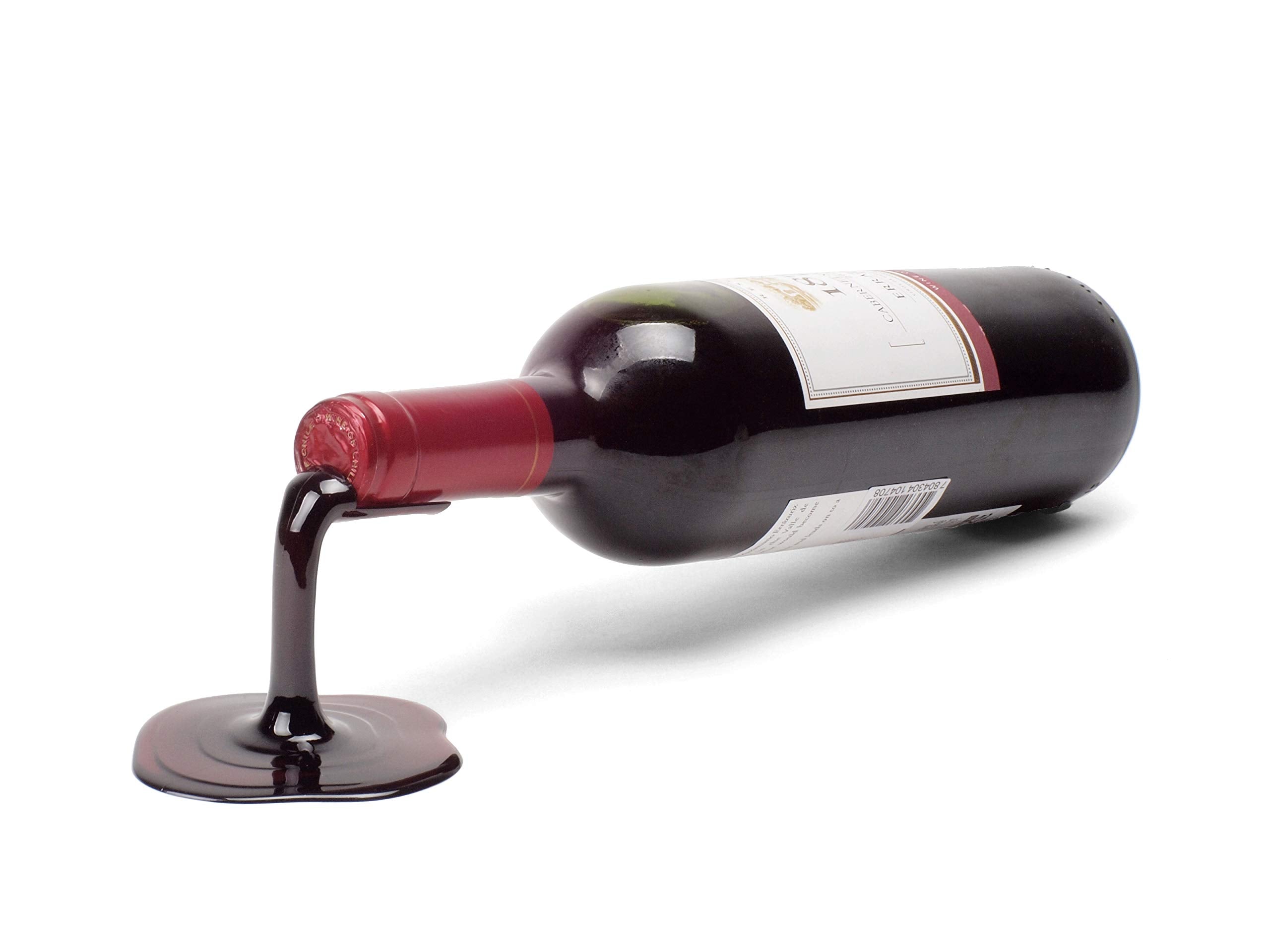 Beyond123 Spilled Wine Bottle Holder gloss finish looks realistic.