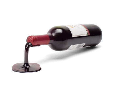 Beyond123 Spilled Wine Bottle Holder gloss finish looks realistic.