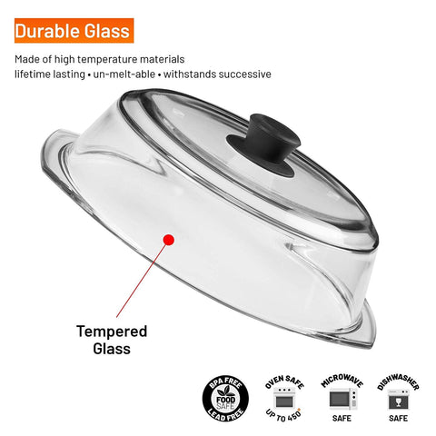 Bezrat BPA-free design protects food quality during microwave use.