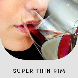 Bezrat red and white wine glass design highlighting artisan craftsmanship.