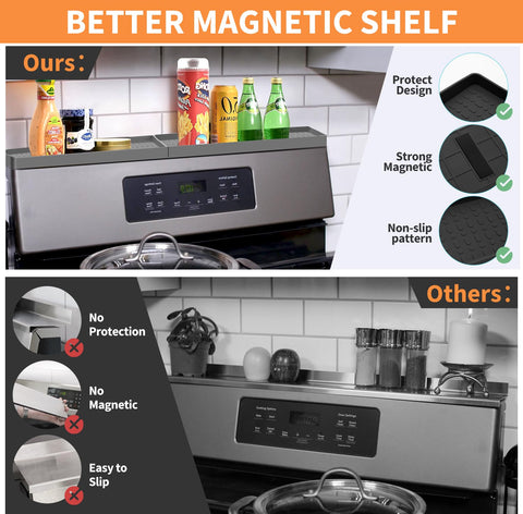 BFONS magnetic rack attaches without tools for flexible stove-top setup