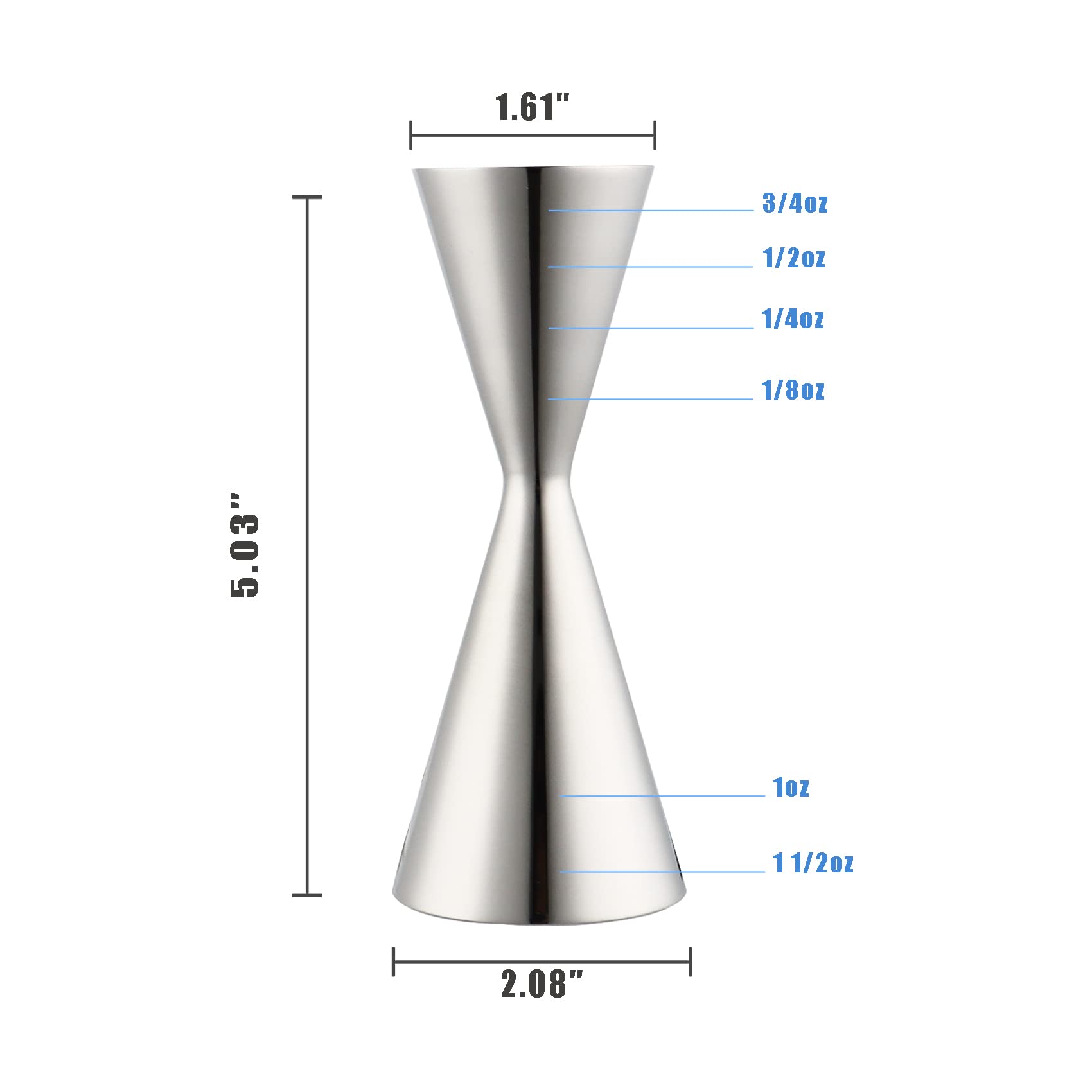 BGM.FOX inside measurement marks to gauge smaller portions