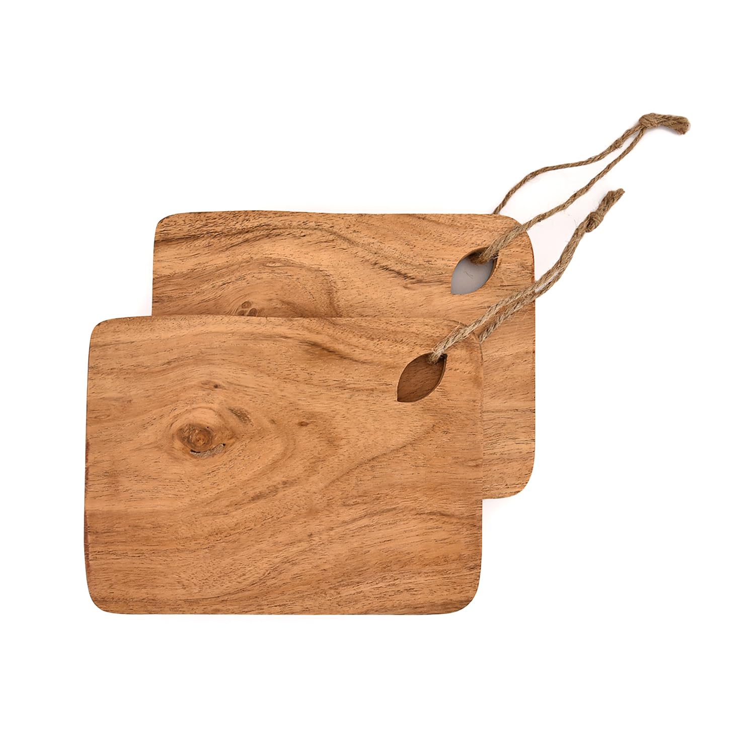 BHAVATU 8x6 inch acacia board ideal for daily prep and compact kitchens