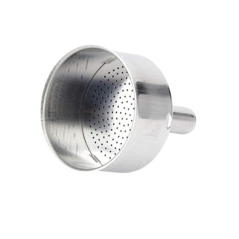 Bialetti Moka Express replacement funnel in use, quick restore for dependable daily coffee.