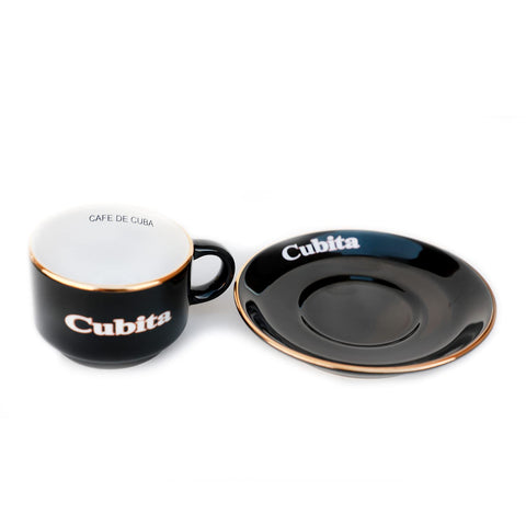BIBI Cubita cups feature gold trim and thick walls for temperature control