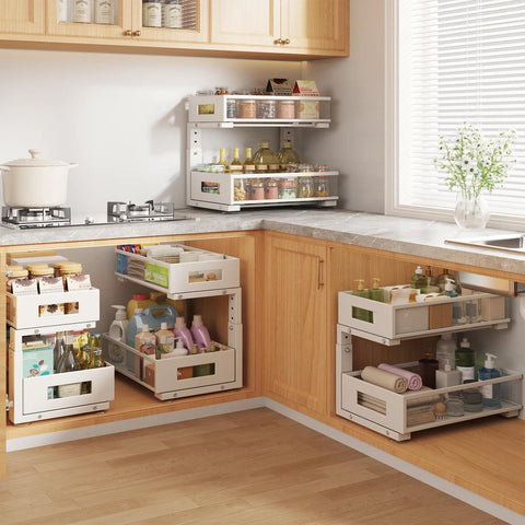 Biboraya versatile storage for bathroom, kitchen, laundry, and more