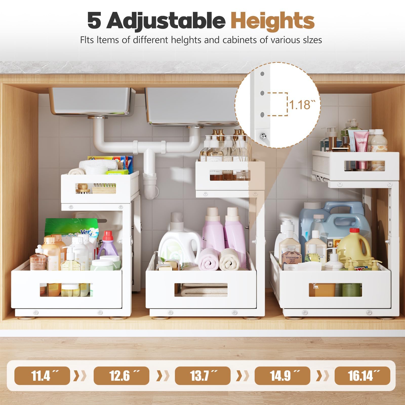 Biboraya elegant mesh design adds light, airy feel to kitchen or bath cabinets.
