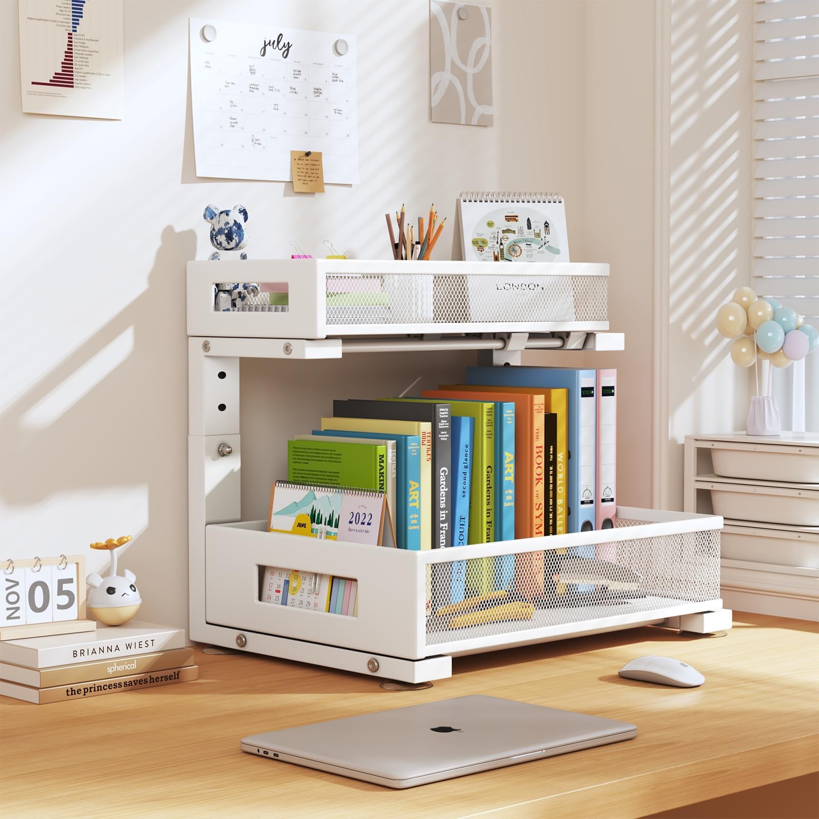 Biboraya 2-pack provides versatile solution for kitchen and bathroom cabinets.