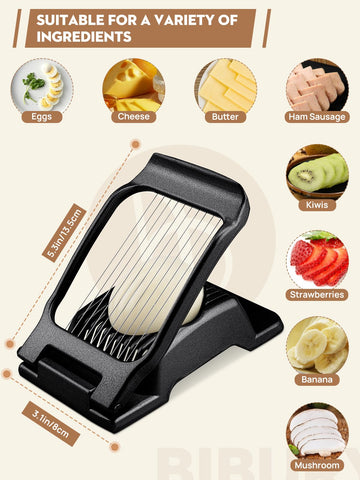 Bibury egg slicer dishwasher-safe design simplifies cleanup after use.