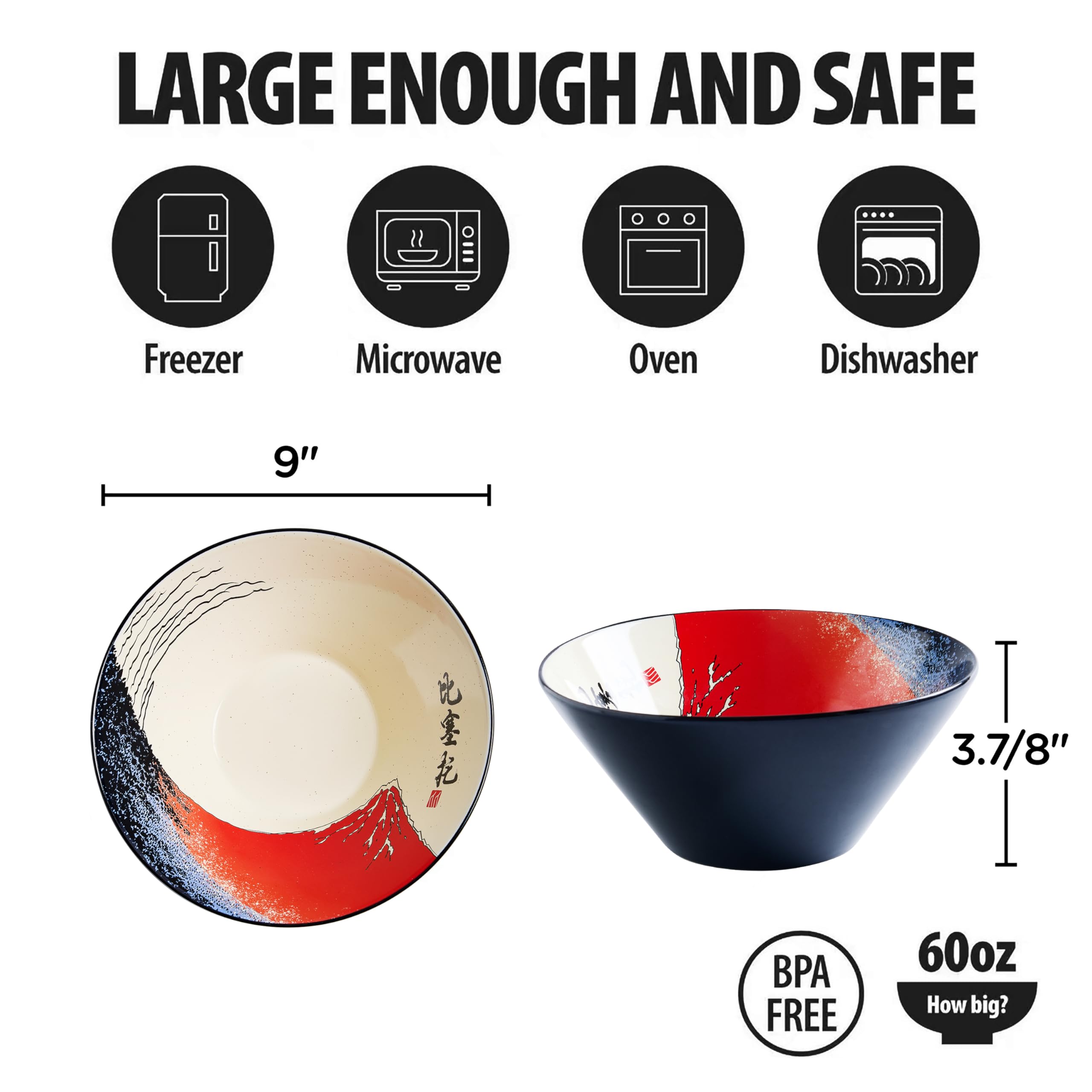 BICETTO porcelain bowl suitable for microwave reheating in the kitchen.