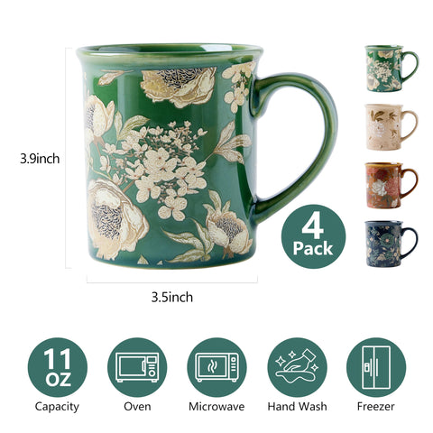 Embossed texture on a BICETTO mug adds refined tactile charm.