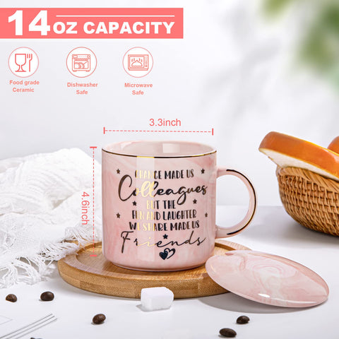 Biching mug ceramic lid showcasing secure lid and microwave safety