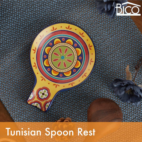 Ceramic spoon holder on kitchen counter by Bico for organized cooking