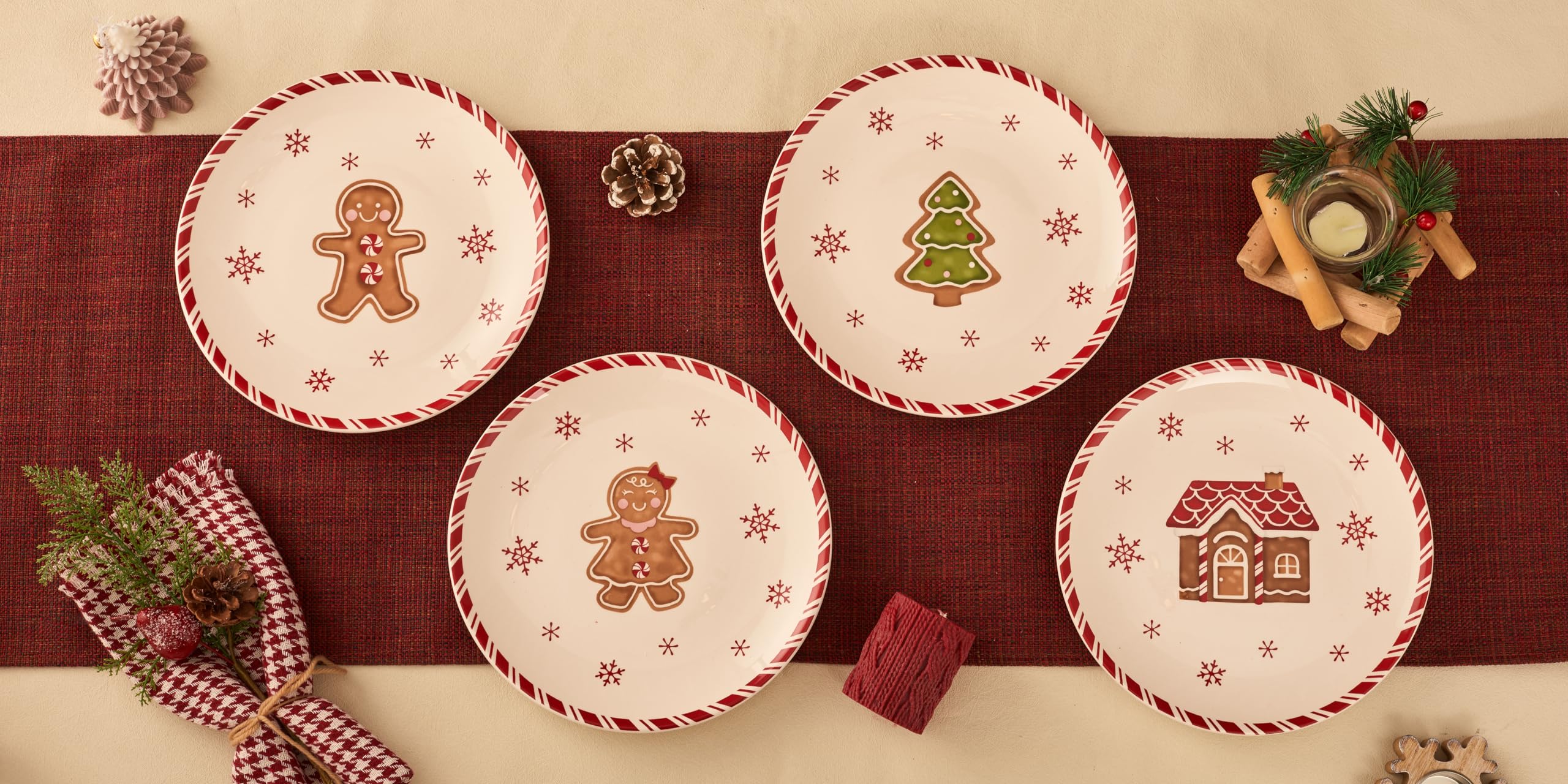 Stacked Bico plates showing compact storage and vibrant print