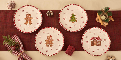Stacked Bico plates showing compact storage and vibrant print
