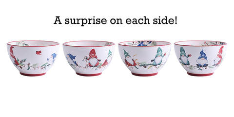 Bico bowls feature a stackable design for easy storage and display.