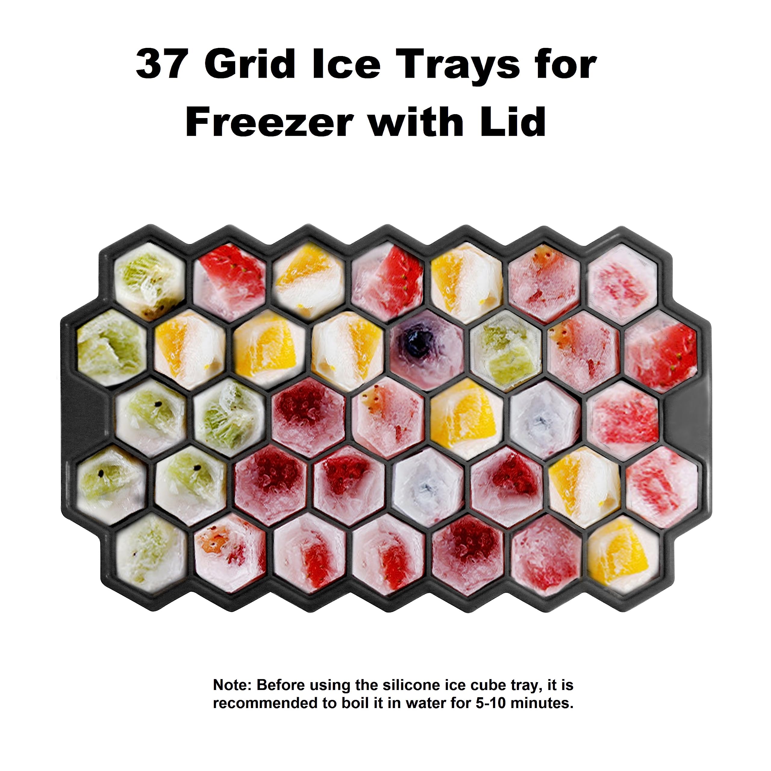 Bidful dishwasher-safe ice cube tray cleans easily after use.