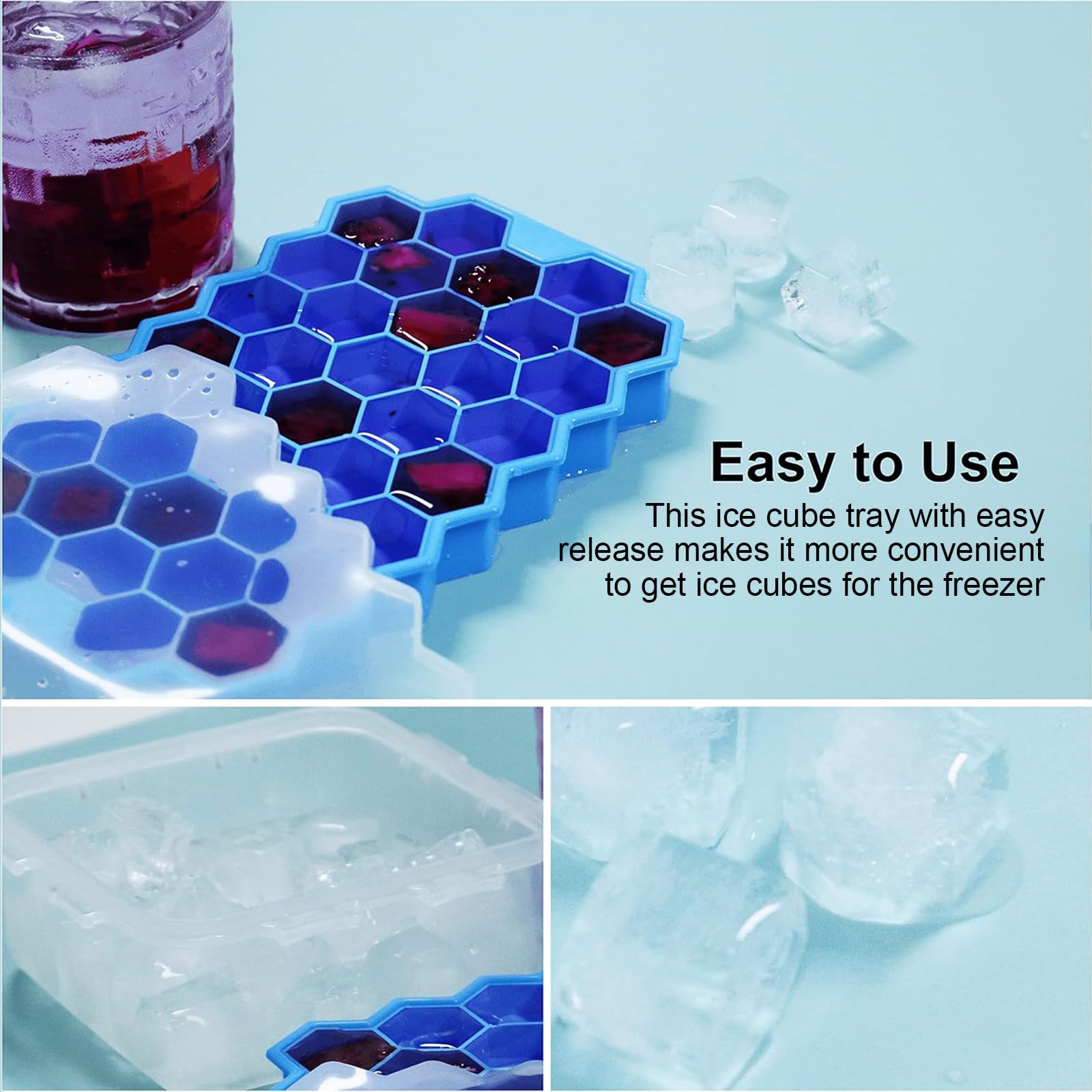 BIDFUL ice cube trays ideal for coffee and wine cooling