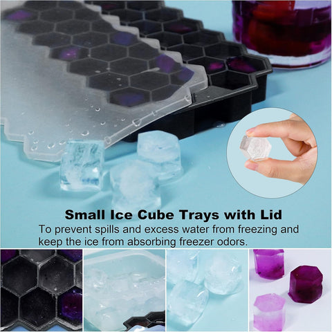 Bidful reusable ice cubes for drinks fit wine chiller and juice boxes.