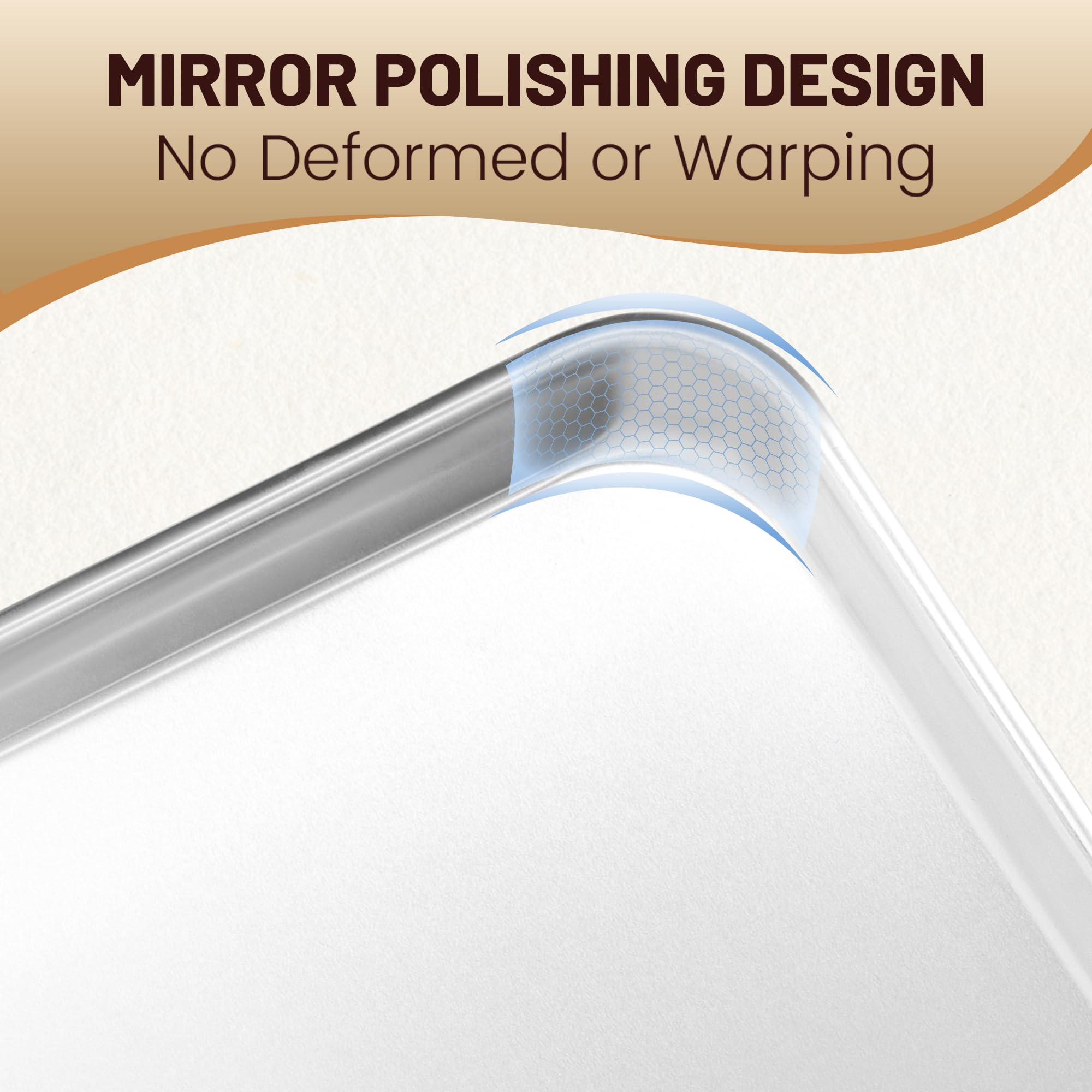 BIEAMA mirror-finish sheet reduces sticking and eases release.