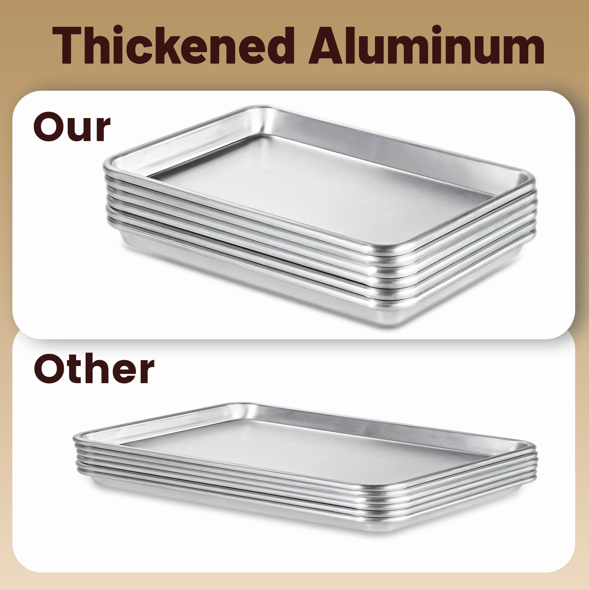 BIEAMA oven-safe pan handles heat up to 500°F for roasting.