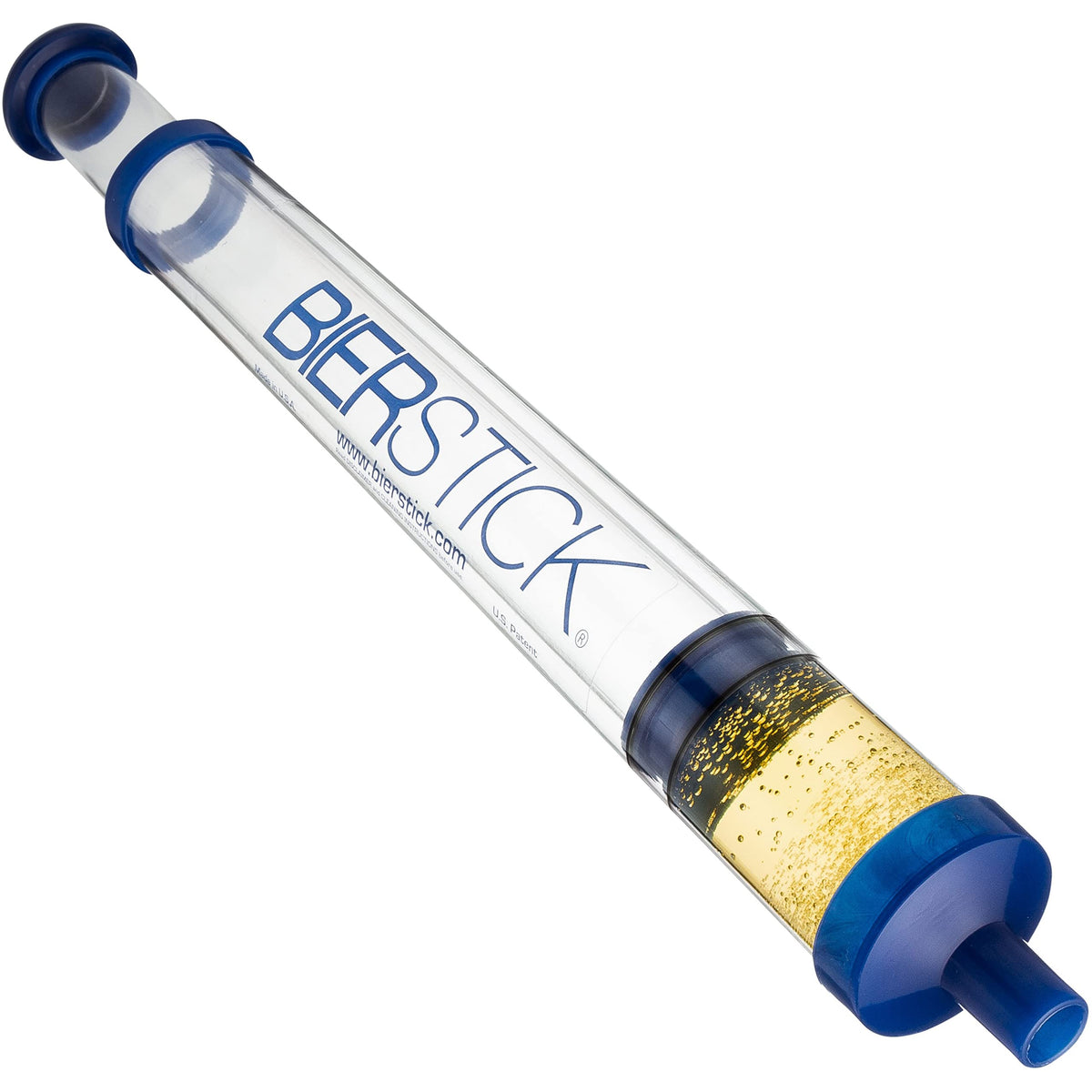 BIERSTICK beer bong 2.0 syringe in use for quick chug at a party