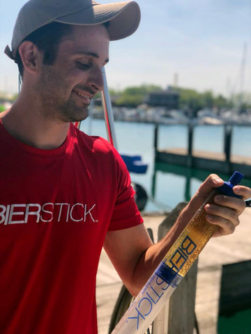 Demonstration of fast-chug action with Bierstick syringe