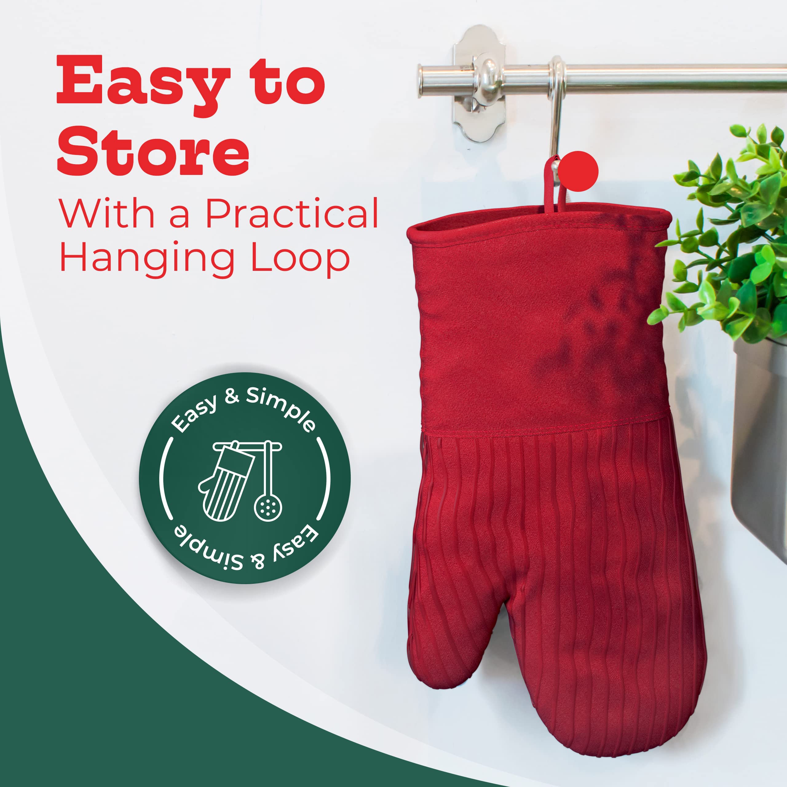 Big Red House mini 10-inch mitts designed for compact kitchens