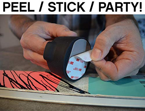 Big Shots 3M VHB pads provide strong holds for shooter ski setups.