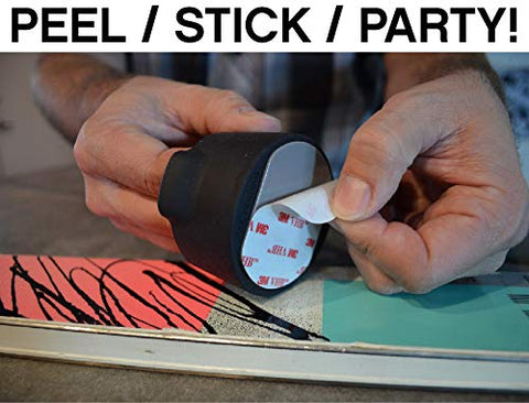 Big Shots 3M VHB pads provide strong holds for shooter ski setups.