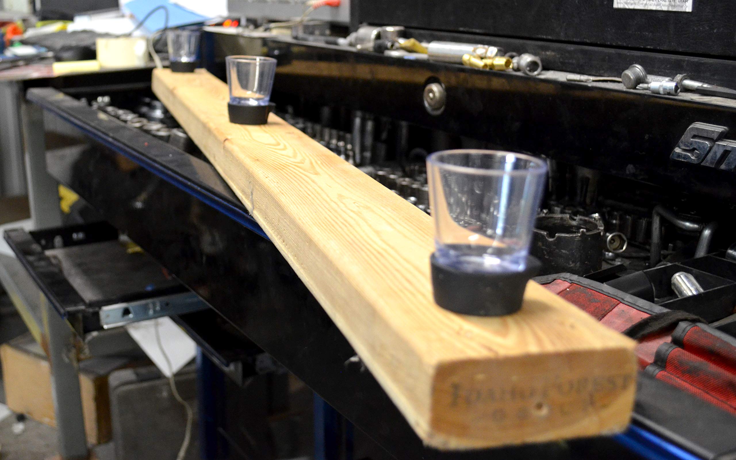 Big Shots BPA-free glasses pair with mounts for a safer shooter ski experience.