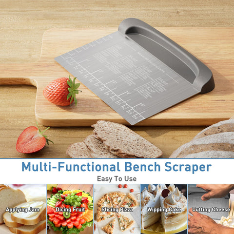 BIGFIT silicone bowl scraper edge reaches bowls for thorough scraping