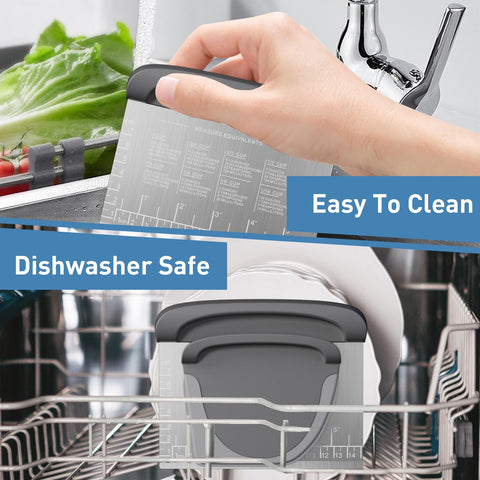 BIGFIT dishwasher safe stainless steel scraper for easy cleanup