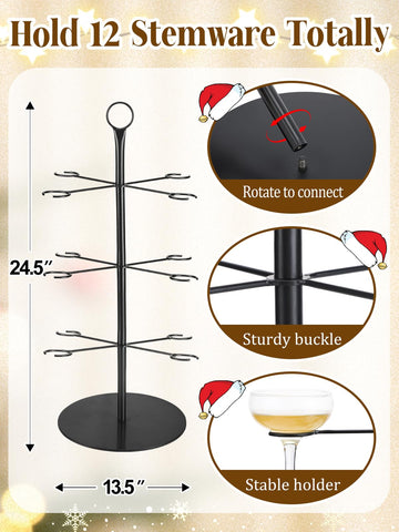 Biggun cocktail tree stand ideal for weddings and events as a striking centerpiece.