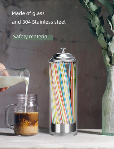 BIGINIWA 100pcs straws included for instant setup