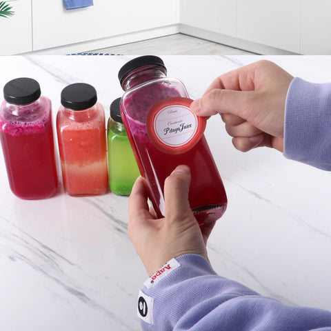 BIGIVACA clear glass bottle highlights beverage color and freshness.