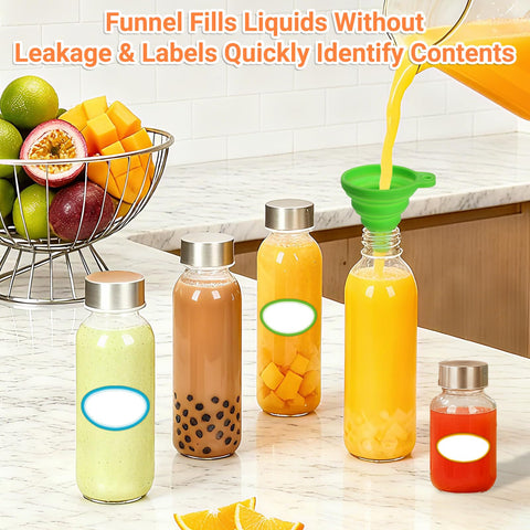 BIGIVACA precision funnel for mess-free filling of juices and drinks