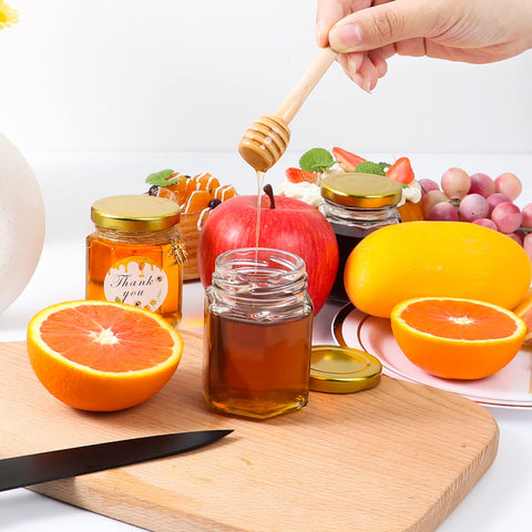 BIGIVACA wooden dipper for precise honey serving