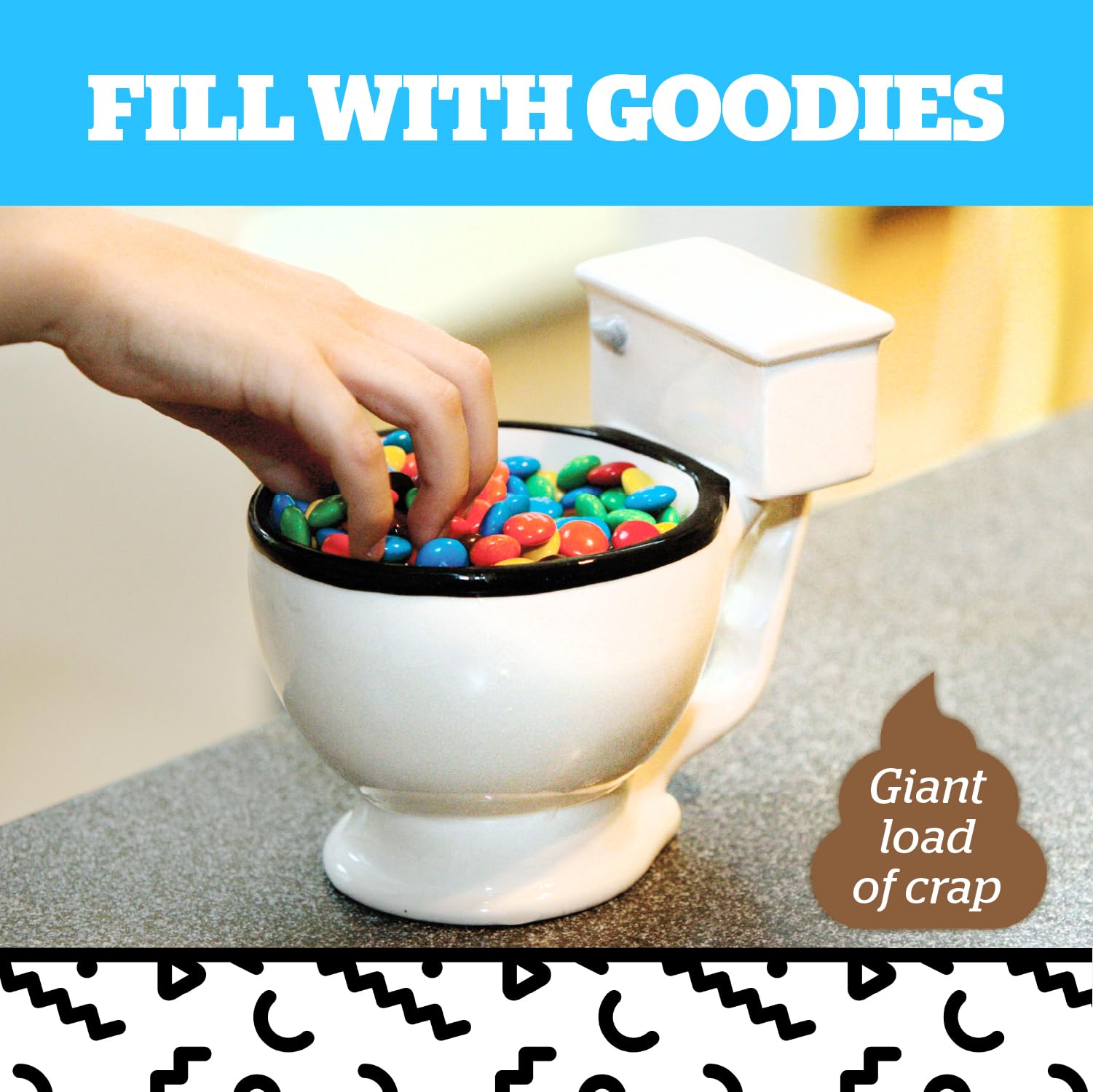 BigMouth ceramic mug is durable and dishwasher safe for daily use