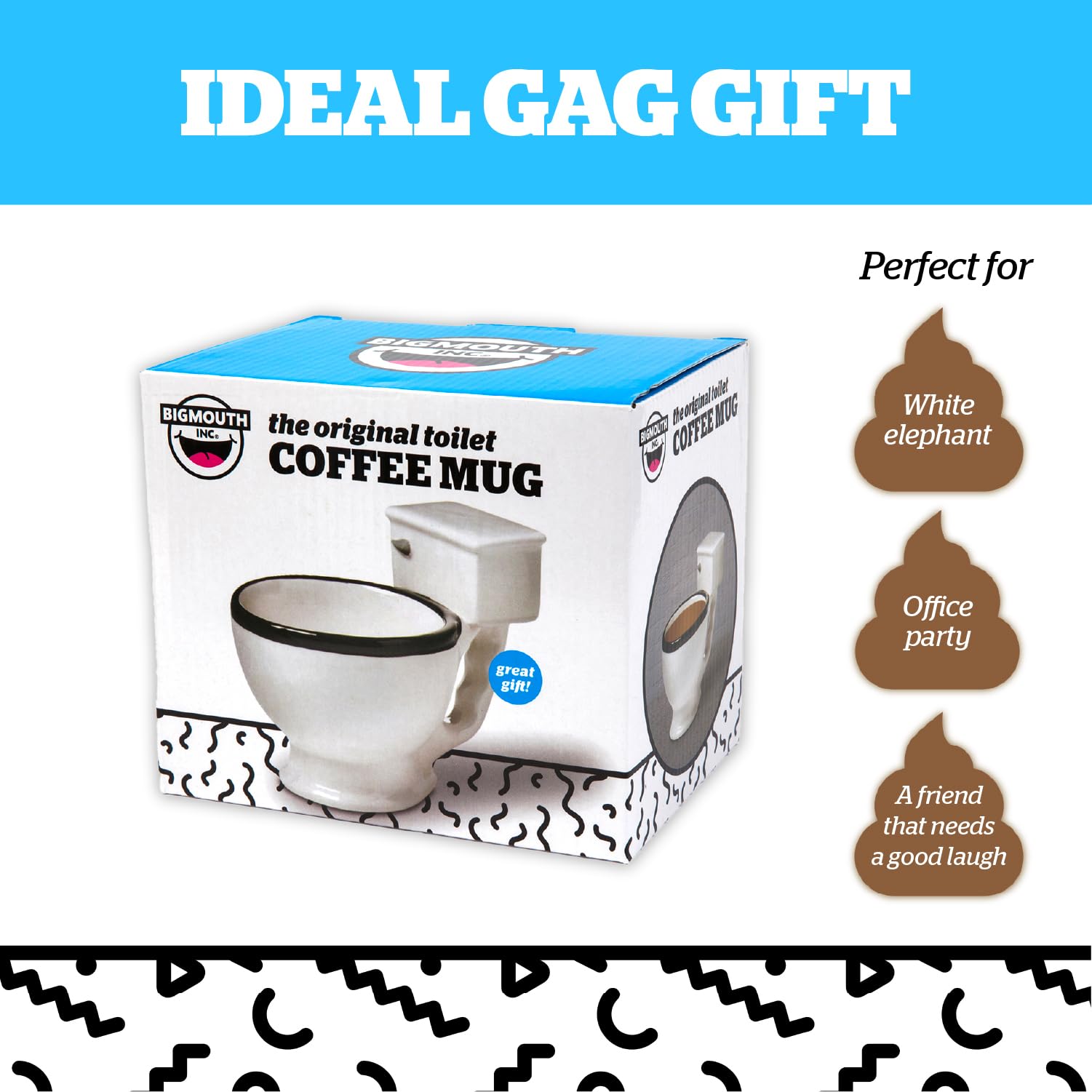 BigMouth novelty mug ideal for gifting at holidays or offices