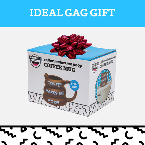 BigMouth Inc 14-ounce ceramic mug ships in a colorful gift box.