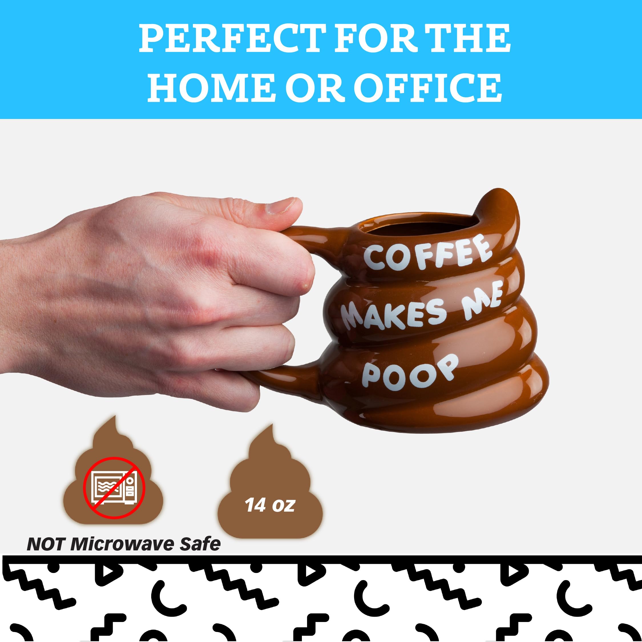 BigMouth Inc funny office gift mug suitable for coworkers and laughs.