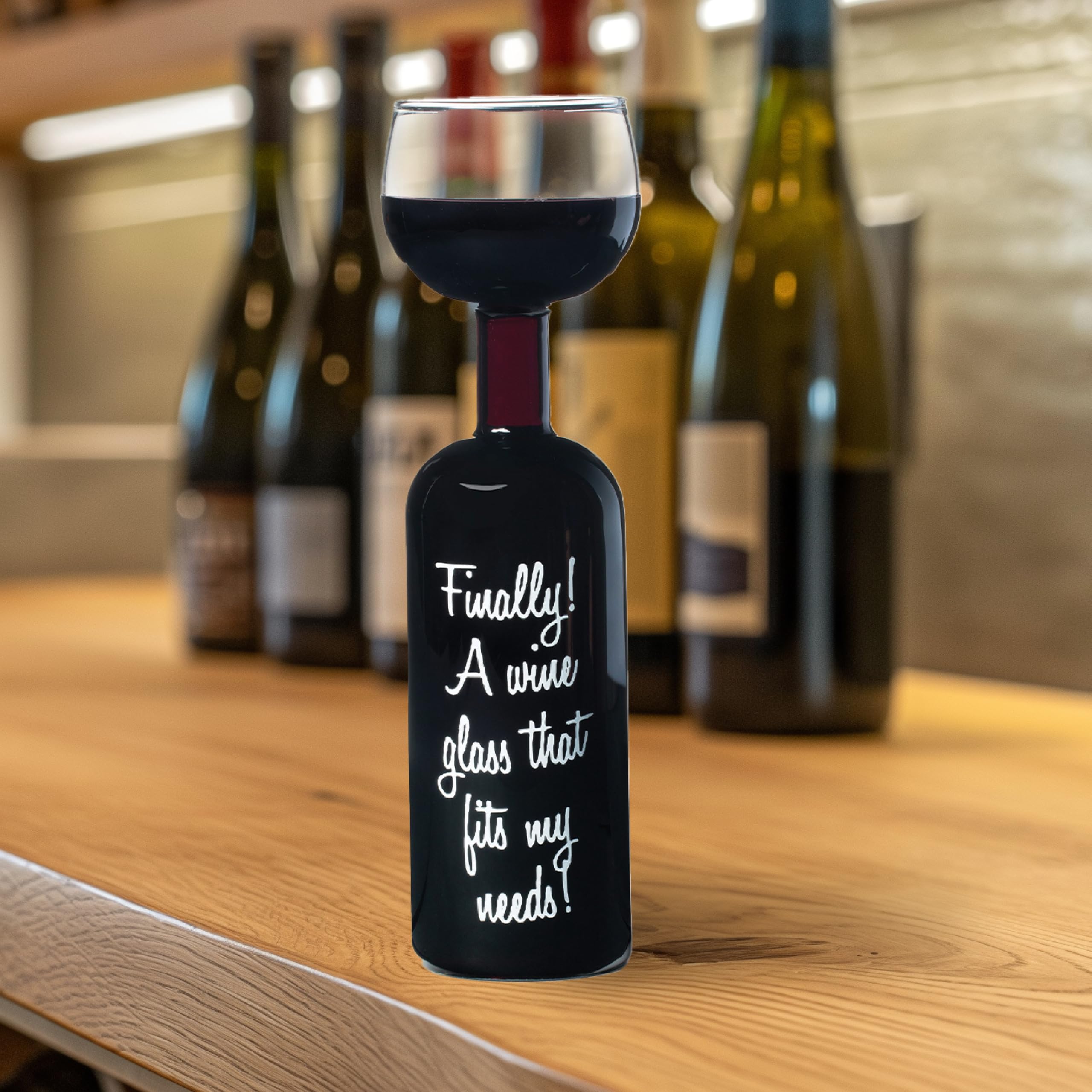 BigMouth Inc giant wine glass stands tall for dramatic pours.