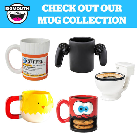 BigMouth Inc Golden Toilet Mug used for candies or ice cream as a dessert cup.