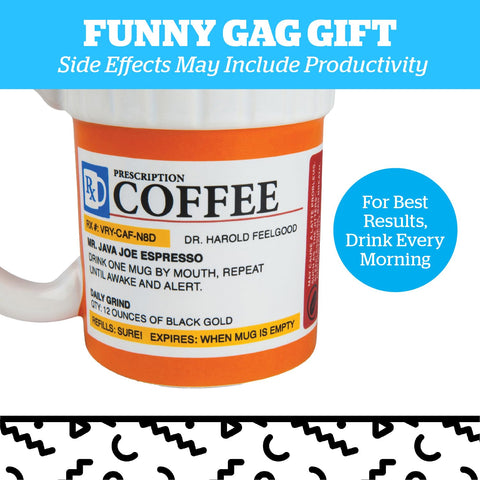 BigMouth Inc mug is dishwasher-safe ceramic for easy cleaning.