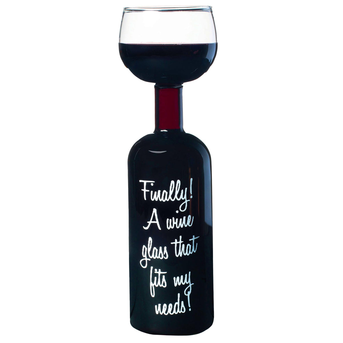 BigMouth Inc Ultimate Wine Bottle Glass holds a full bottle for effortless sharing.