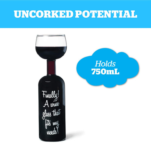 BigMouth Inc wine glass gift idea for wine lovers and enthusiasts.