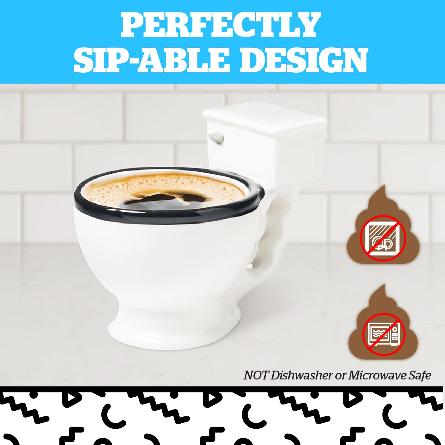 BigMouth coffee mug doubles as a snack bowl for treats